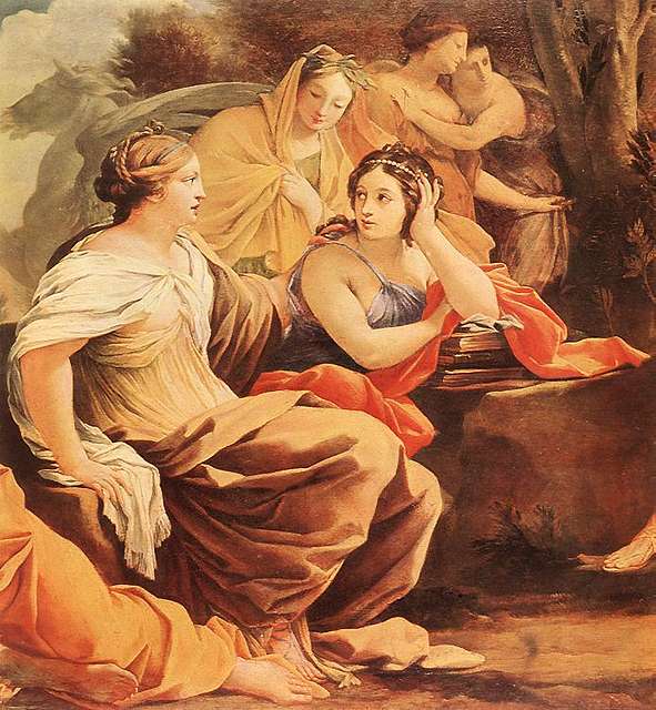 simon vouet parnassus or apollo and the muses detail wga25374 6e5cf2 640